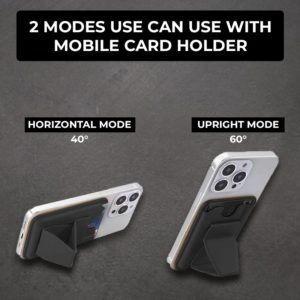 PU LEATHER- MOBILE CARD HOLDER WITH STAND
