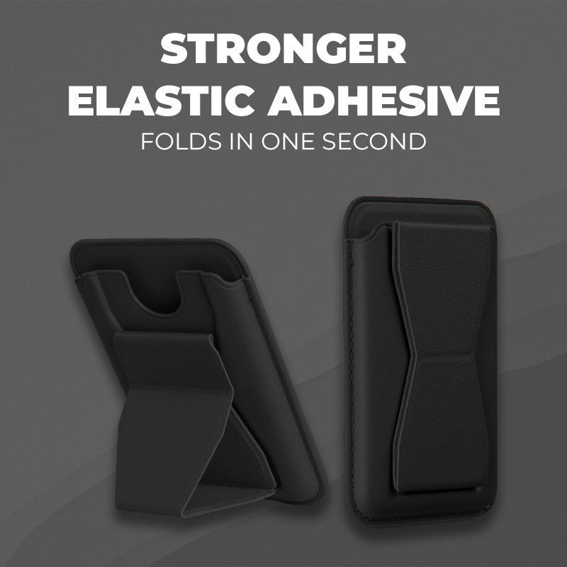 PU LEATHER- MOBILE CARD HOLDER WITH STAND PU LEATHER- MOBILE CARD HOLDER WITH STAND